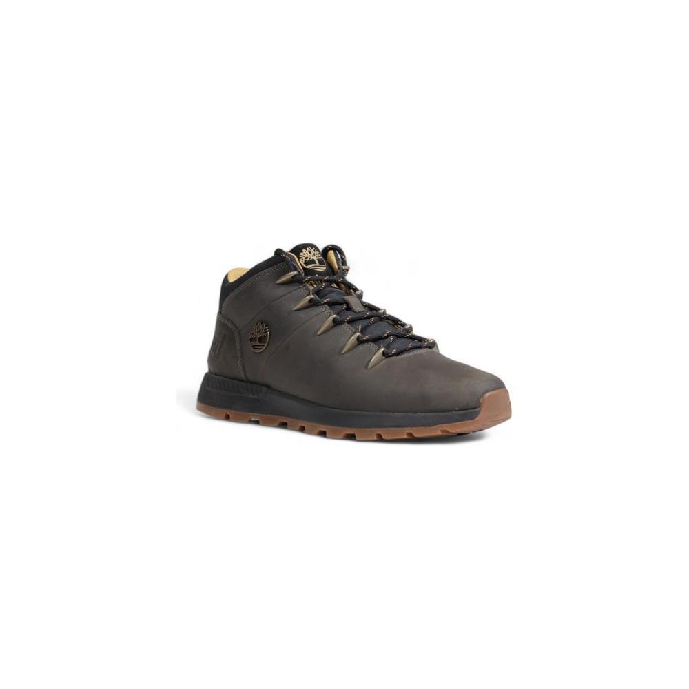 Timberland Gray Recycled Leather Sneaker TI-14793700153-EU41.5/US8.5
