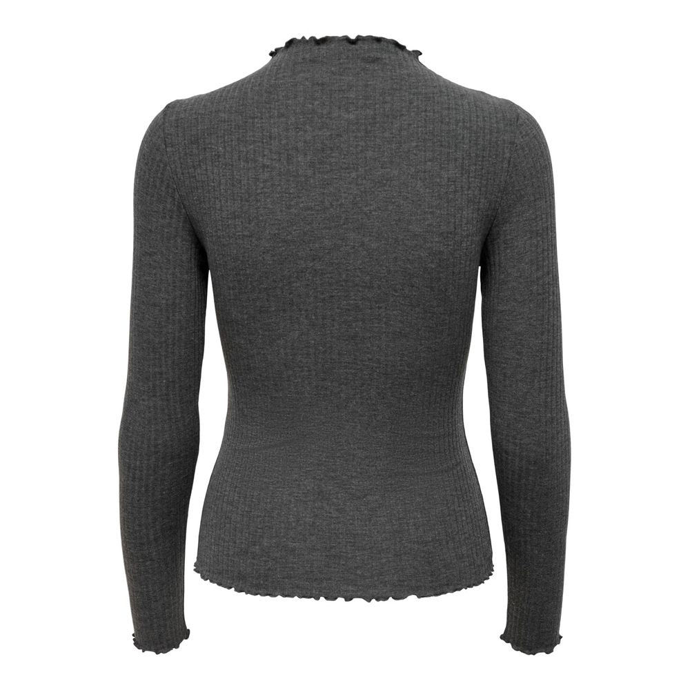 Only Gray Polyester Turtleneck ON-5477600136-IT44|L
