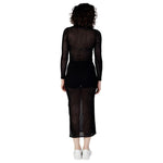 Calvin Klein Jeans Black Marabou Long CA-12009500009-IT38|XS