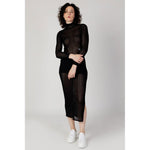 Calvin Klein Jeans Black Marabou Long CA-12009500009-IT38|XS