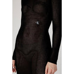 Calvin Klein Jeans Black Marabou Long CA-12009500009-IT38|XS