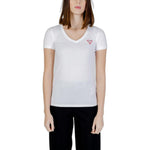 Guess White Cotton T-Shirt GU-13240000008-IT38|XS