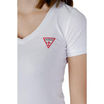 Guess White Cotton T-Shirt GU-13240000008-IT38|XS