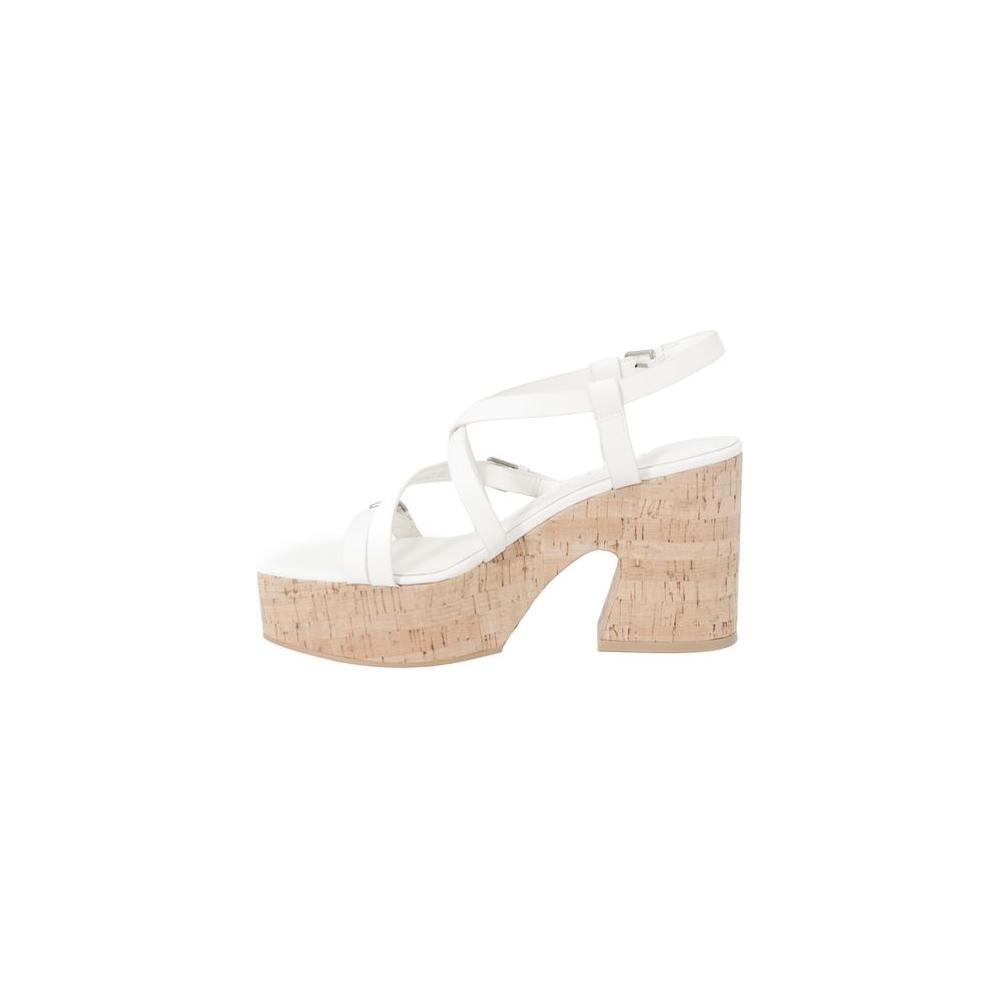 Guess Beige Leather High Heel GU-13242500127-EU40/US10