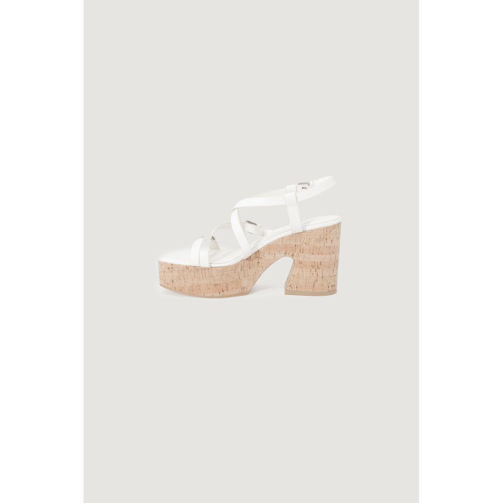 Guess Beige Leather High Heel GU-13242500127-EU40/US10