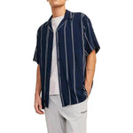 Jack Jones Blue Viscose Shortsleeve JA-13396000128-IT48 | L