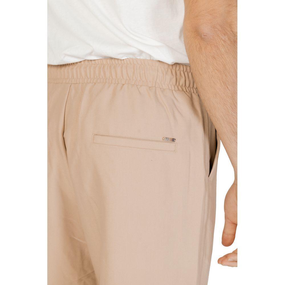 Gianni Lupo Beige Polyester Pant GI-13515400127-IT52 | XL