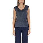 Street One Blue Viscose Tank Top ST-15624000010-IT42|M