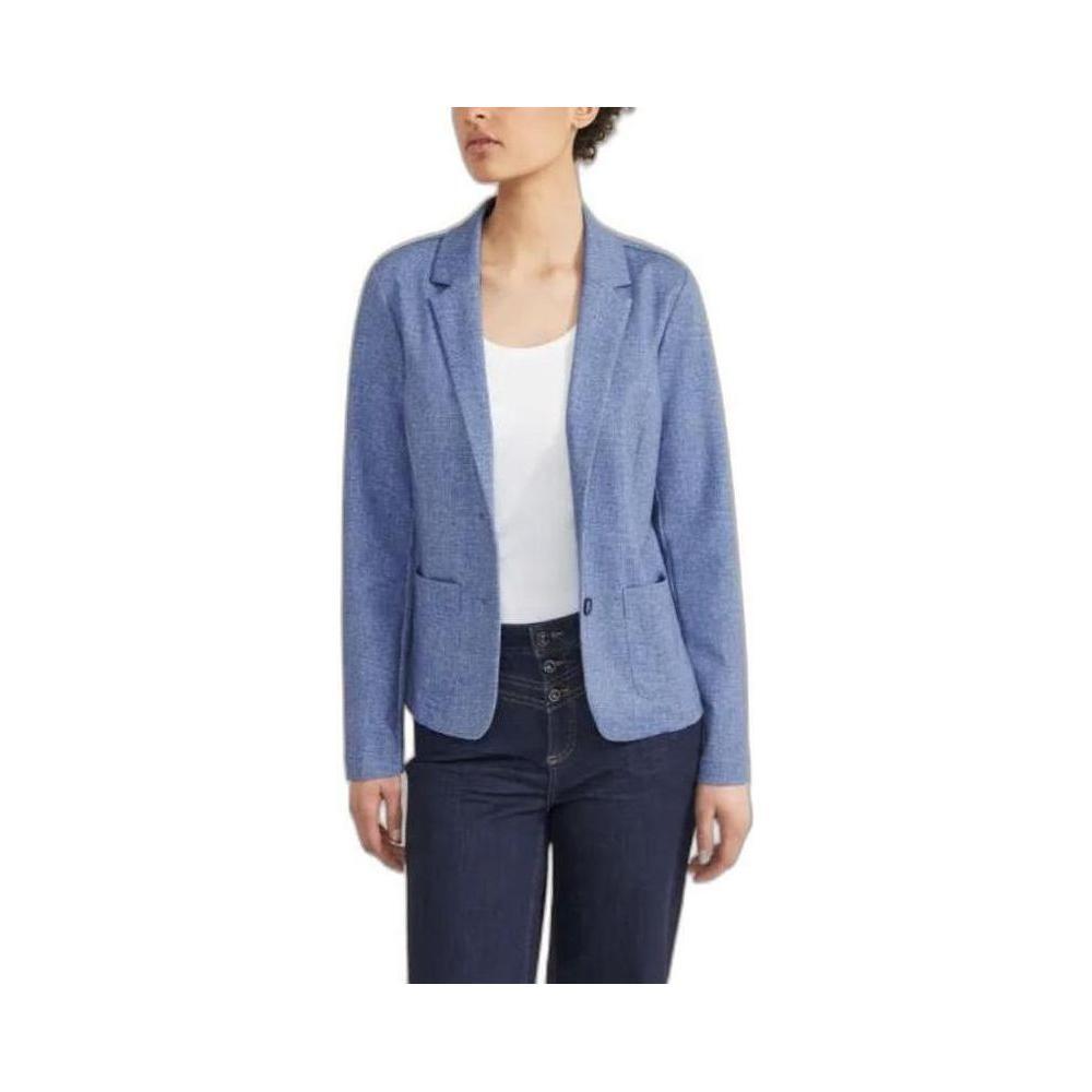 Street One Blue Polyester Blazer ST-13548200126-34 | XXS