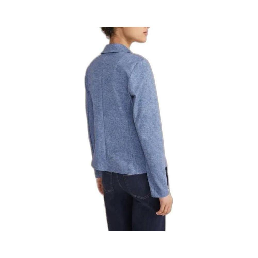 Street One Blue Polyester Blazer ST-13548200126-34 | XXS