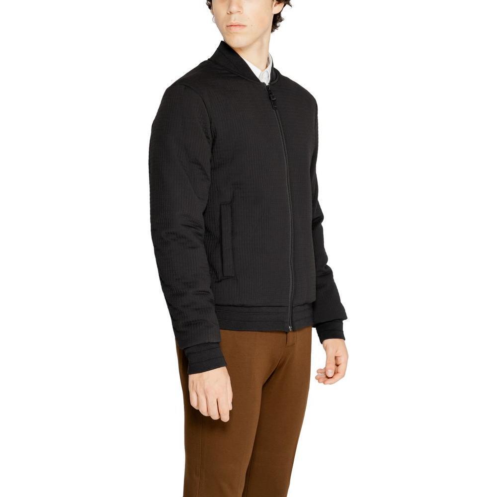 Antony Morato Black Polyester Jackets & Coat AN-14634000009-IT52 | XL