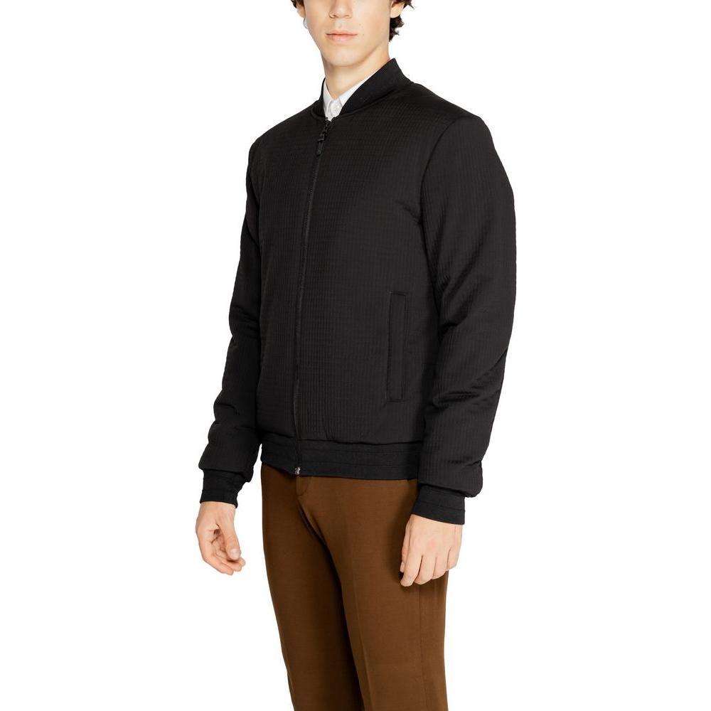 Antony Morato Black Polyester Jackets & Coat AN-14634000009-IT52 | XL