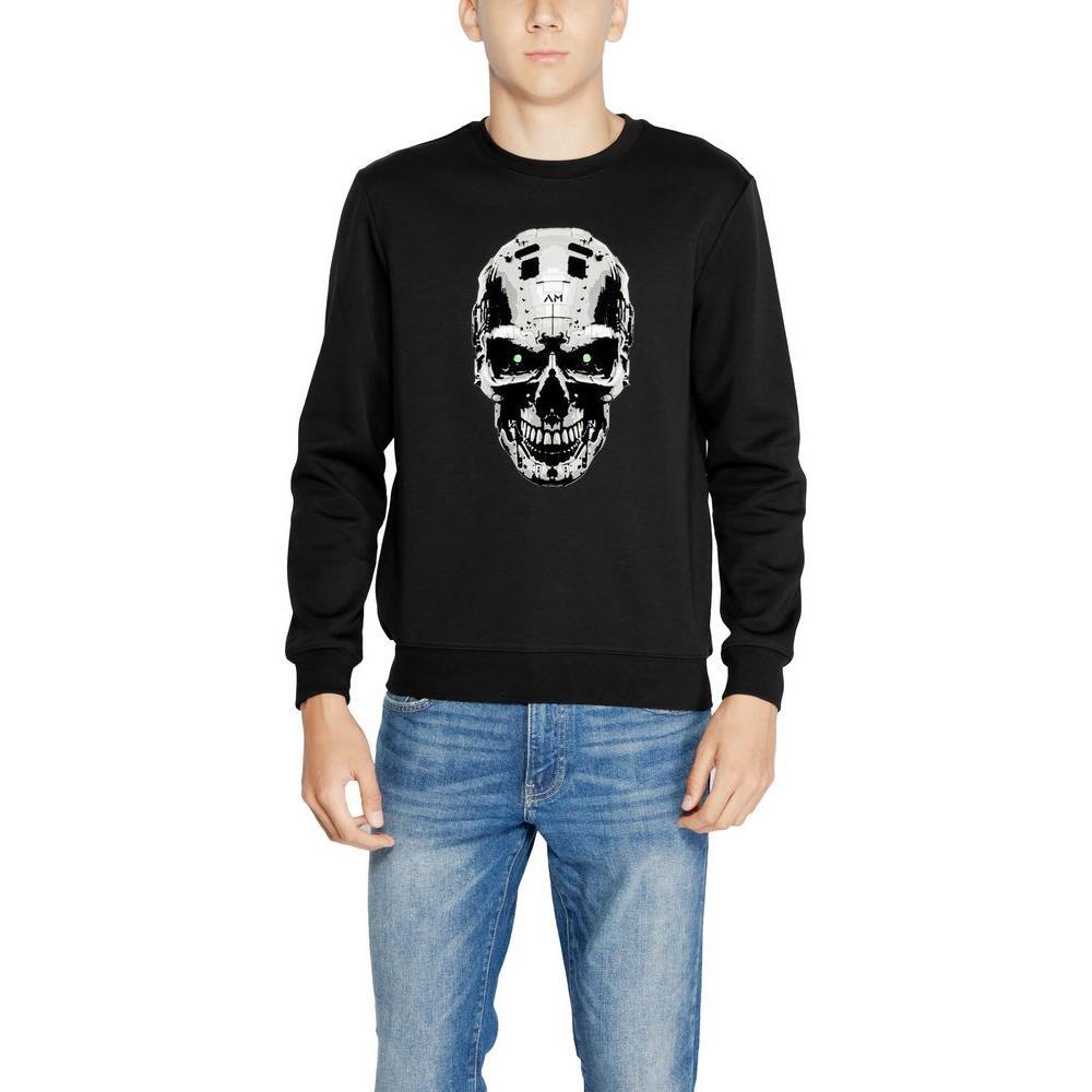 Antony Morato Black Cotton Sweatshirt AN-14635500009-IT46 | M