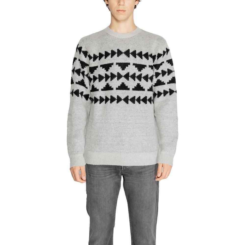 Antony Morato Gray Marabou Sweater AN-14638600136-IT52 | XL