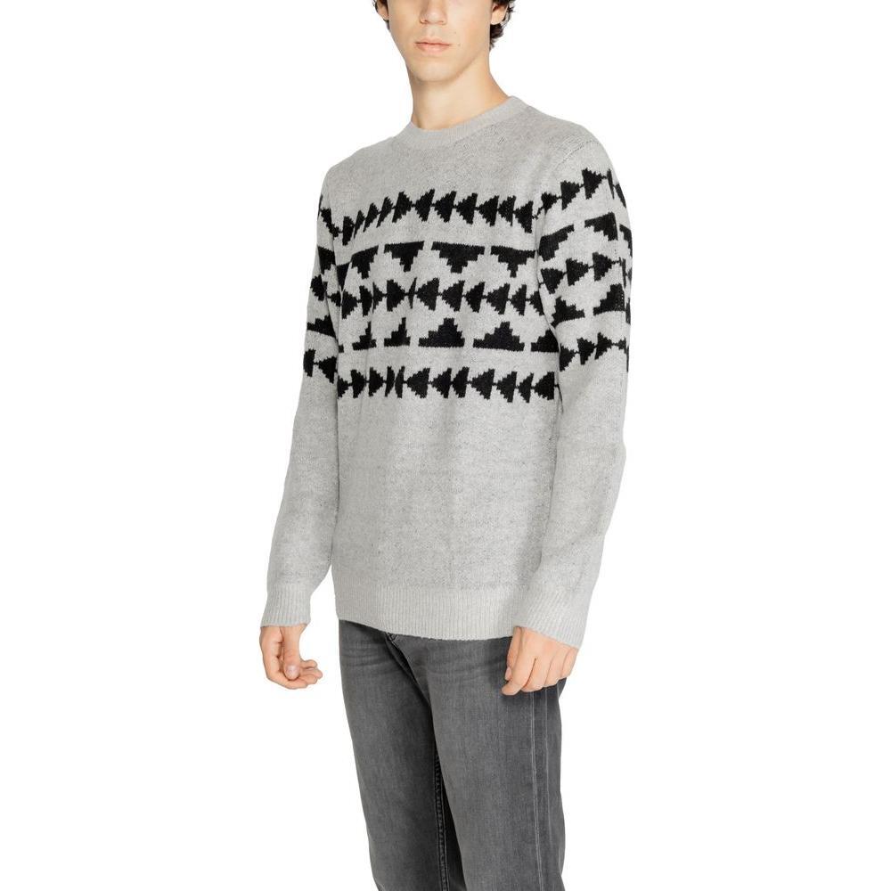 Antony Morato Gray Marabou Sweater AN-14638600136-IT52 | XL