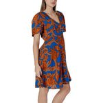 B.Young Blue Viscose Midi BY-14885600010-34 | XXS