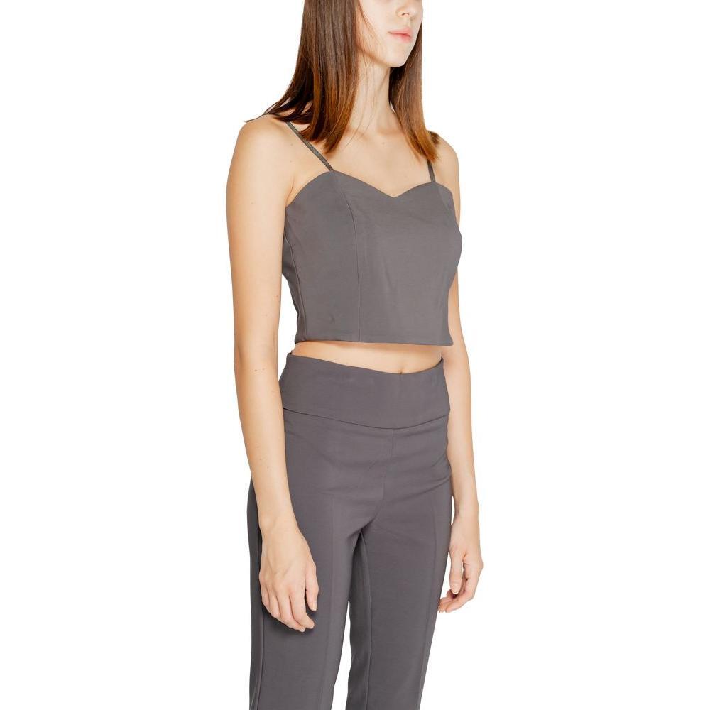 Rinascimento Gray Polyester Top RI-14931600136-IT40|S