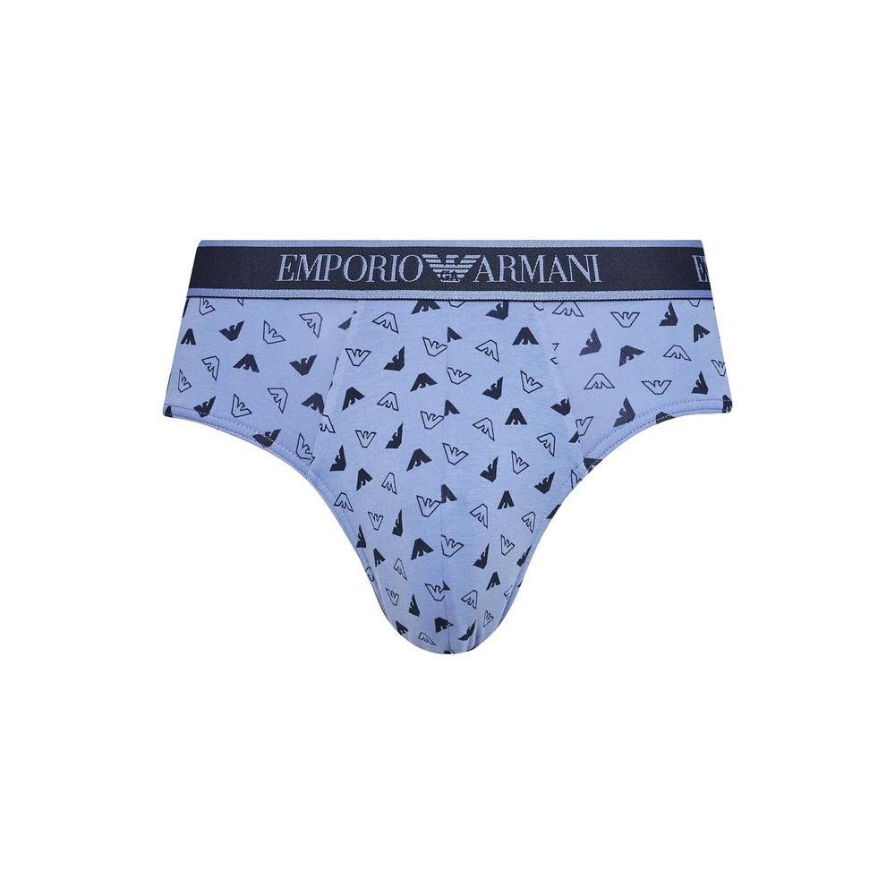 Emporio Armani Underwear Blue Cotton Underwear EM-15169100126-IT44 | S