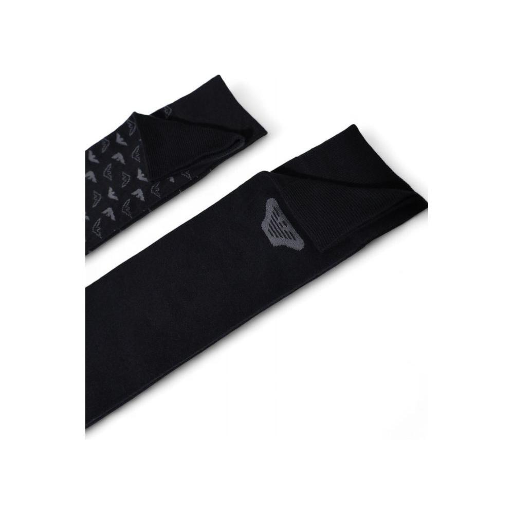 Emporio Armani Underwear Black Cotton Sock EM-15169600009-ONE SIZE