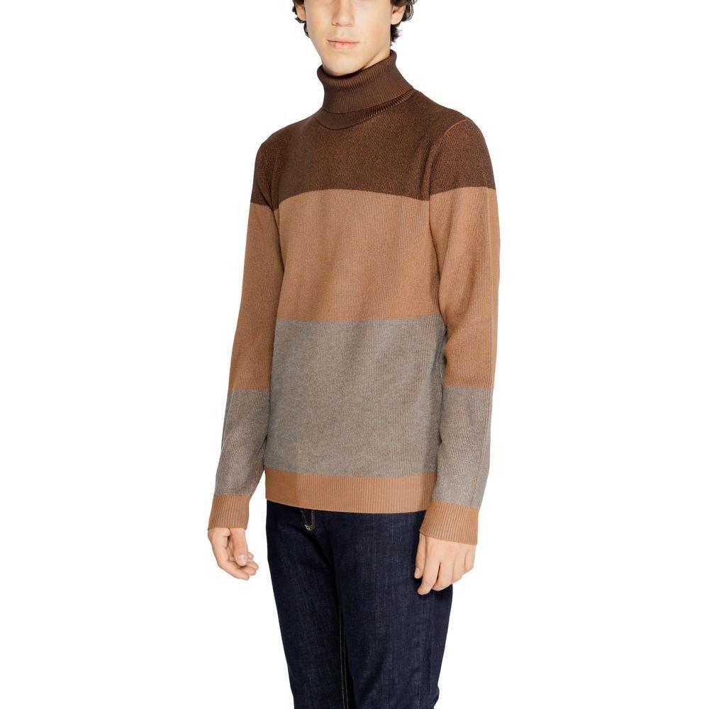Hamaki-Ho Brown Viscose Turtleneck HA-15188800140-IT52 | XL