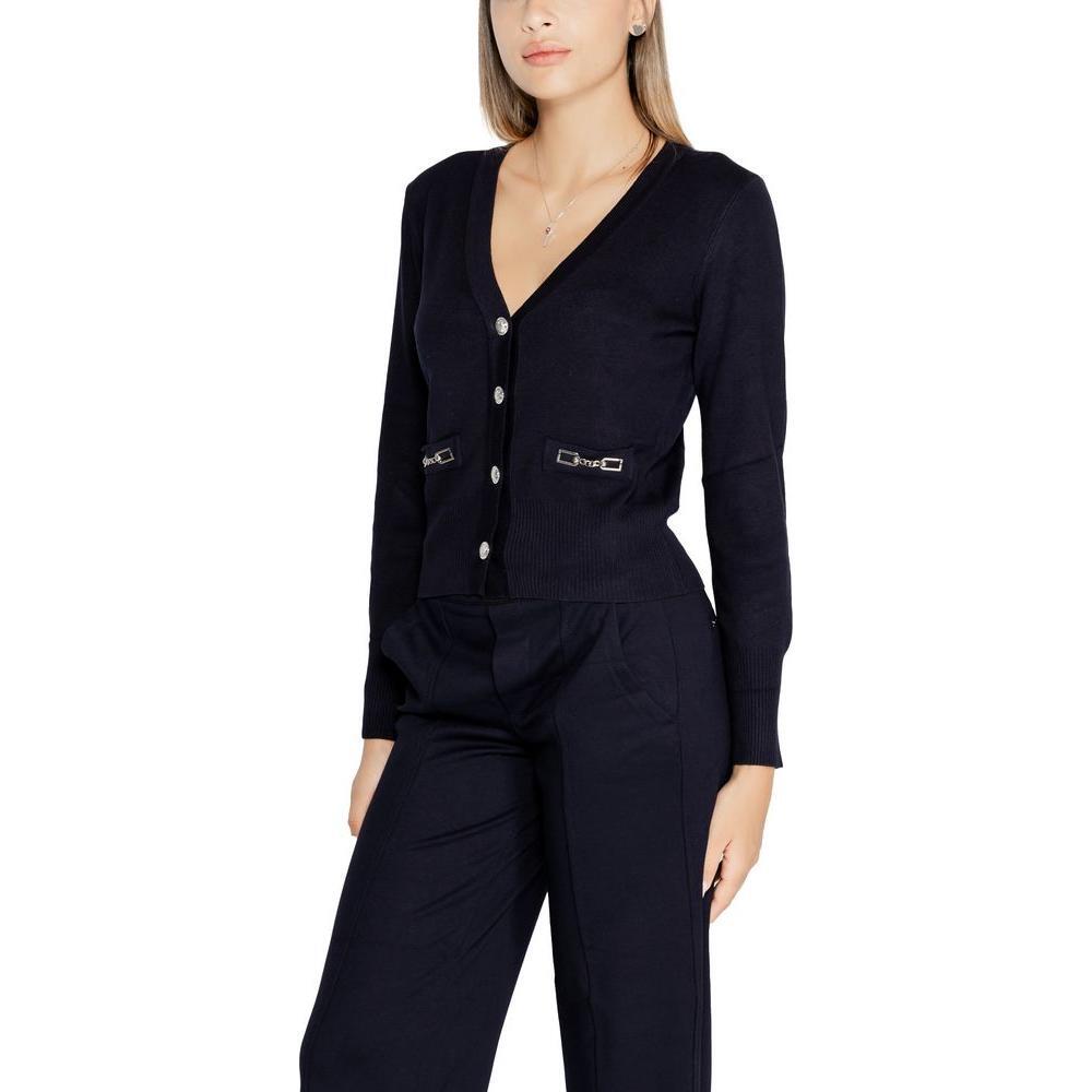 Morgan De Toi Blue Viscose Cardigan MO-15190500128-IT40|S