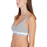 Calvin Klein Underwear Gray Cotton Bra CA-15529000136-IT38|XS