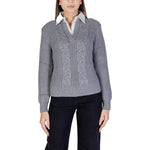 Morgan De Toi Gray Viscose Sweater MO7000001819878RO
