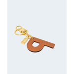 Alviero Martini Prima Classe Beige Leather Keychain ALMAPRCL-8006000127