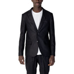Antony Morato Black Linen Blazer AN-10253200009-IT46 | S
