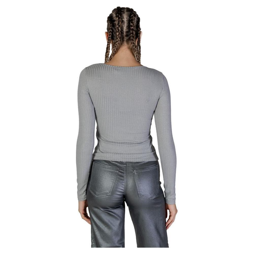 Vero Moda Silver Recycled Polyester Long Sleeve VE-15824900226-IT38|XS