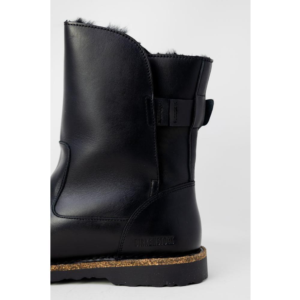 Birkenstock Black Leather Ankle BI-11890400009-EU36/US6