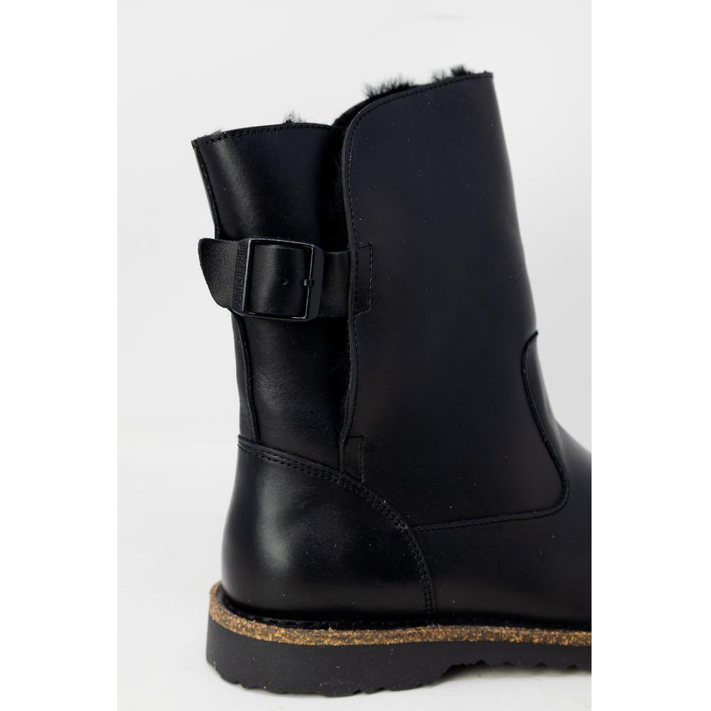 Birkenstock Black Leather Ankle BI-11890400009-EU36/US6