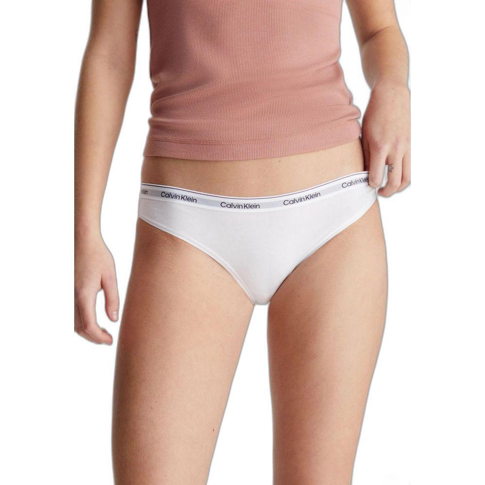 Calvin Klein Underwear White Cotton Panty CA-13355000008-IT44|L