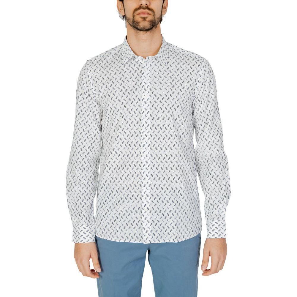 Antony Morato White Viscose Shirt AN-13369100008-IT46 | S