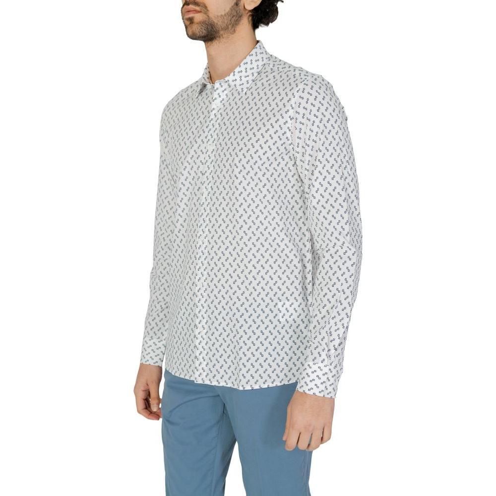 Antony Morato White Viscose Shirt AN-13369100008-IT46 | S