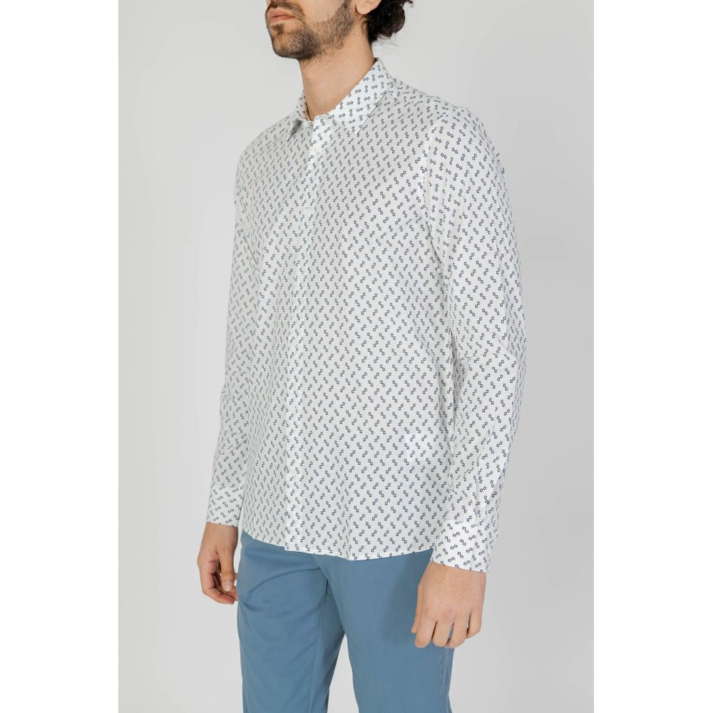 Antony Morato White Viscose Shirt AN-13369100008-IT46 | S