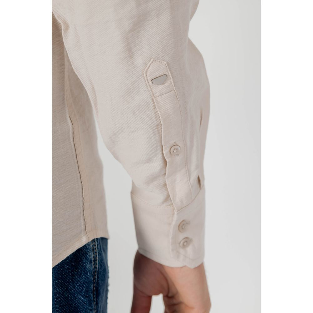 Antony Morato Beige Viscose Shirt AN-13369802507-IT54 | XXL