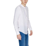 Blauer Multicolor Linen Shirt BL-13447600145-IT46 | M