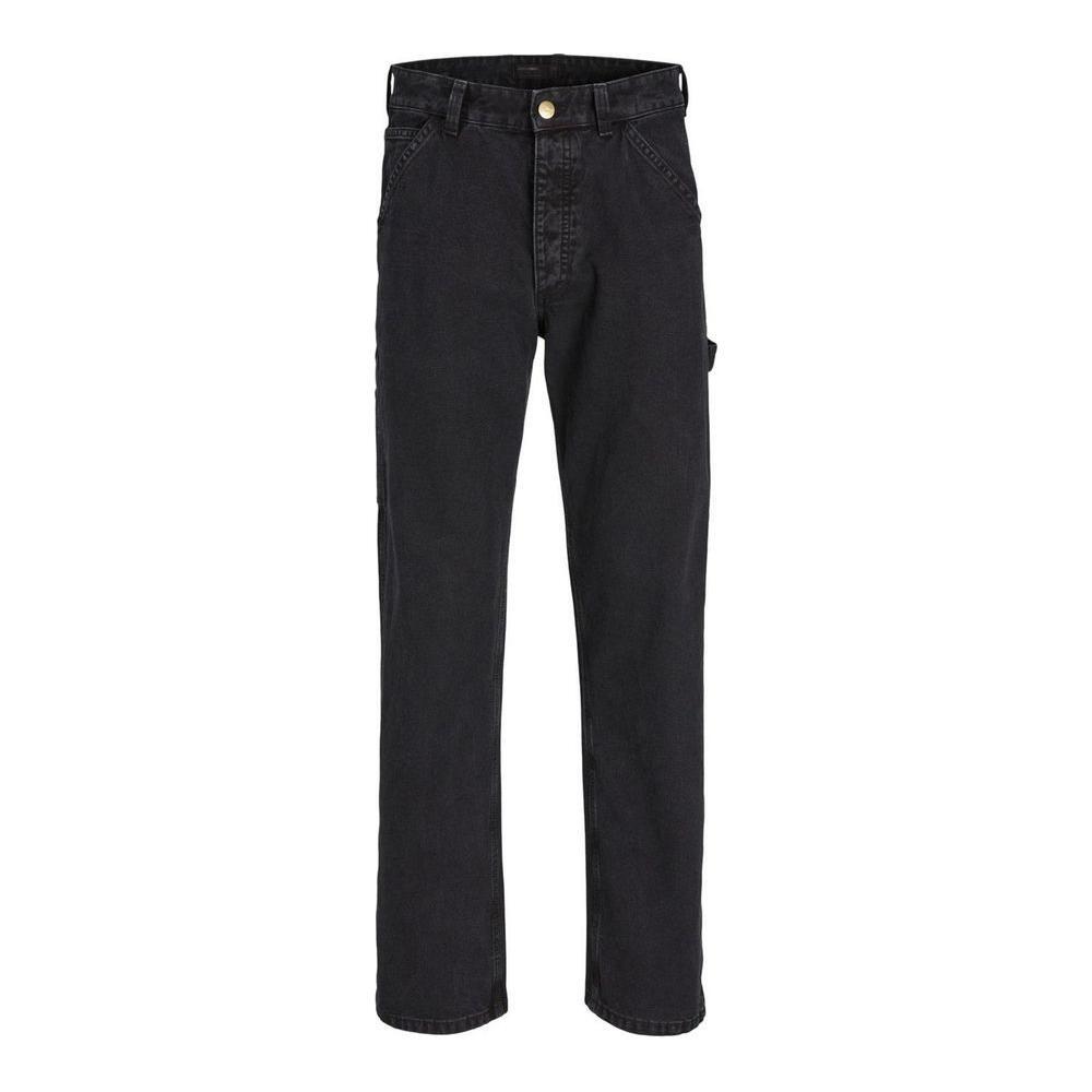 Jack Jones Black Cotton Relaxed Fit Jean JA-14199800009-W34 | L34