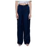 Street One Blue Viscose Pant ST-14205200010-W38 | L32