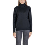 Alviero Martini Prima Classe Black Viscose Turtleneck AL-14625300009-IT46 | L