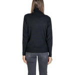 Alviero Martini Prima Classe Black Viscose Turtleneck AL-14625300009-IT46 | L