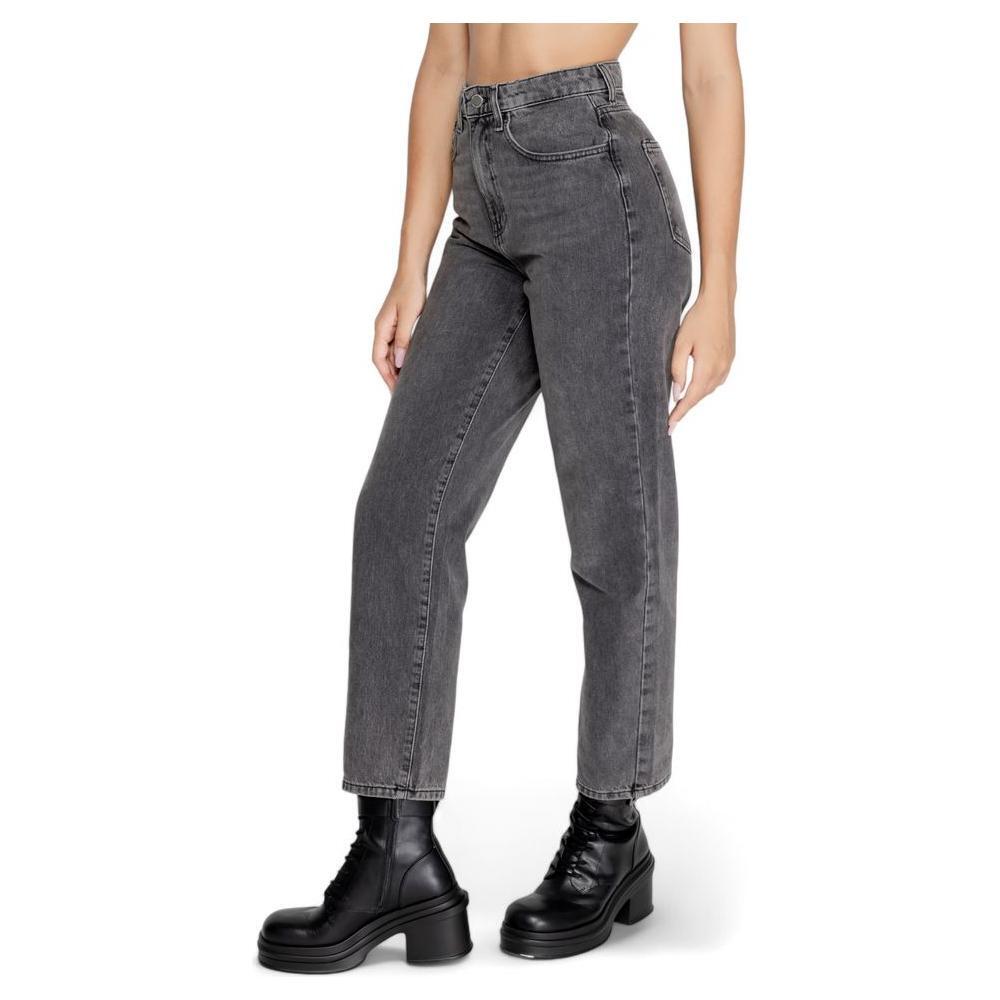 Only Gray Cotton Mom Jean ON-14844300138-W27 | L32