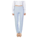 Sandro Ferrone Blue Polyester Pant SA-13496100132-IT46 | L