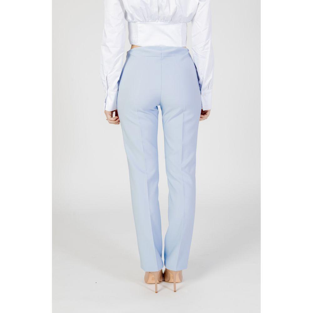 Sandro Ferrone Blue Polyester Pant SA-13496100132-IT46 | L