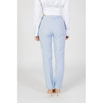 Sandro Ferrone Blue Polyester Pant SA-13496100132-IT46 | L