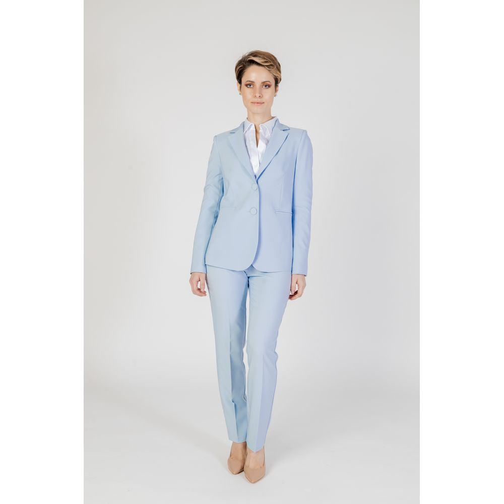 Sandro Ferrone Blue Polyester Pant SA-13496100132-IT46 | L