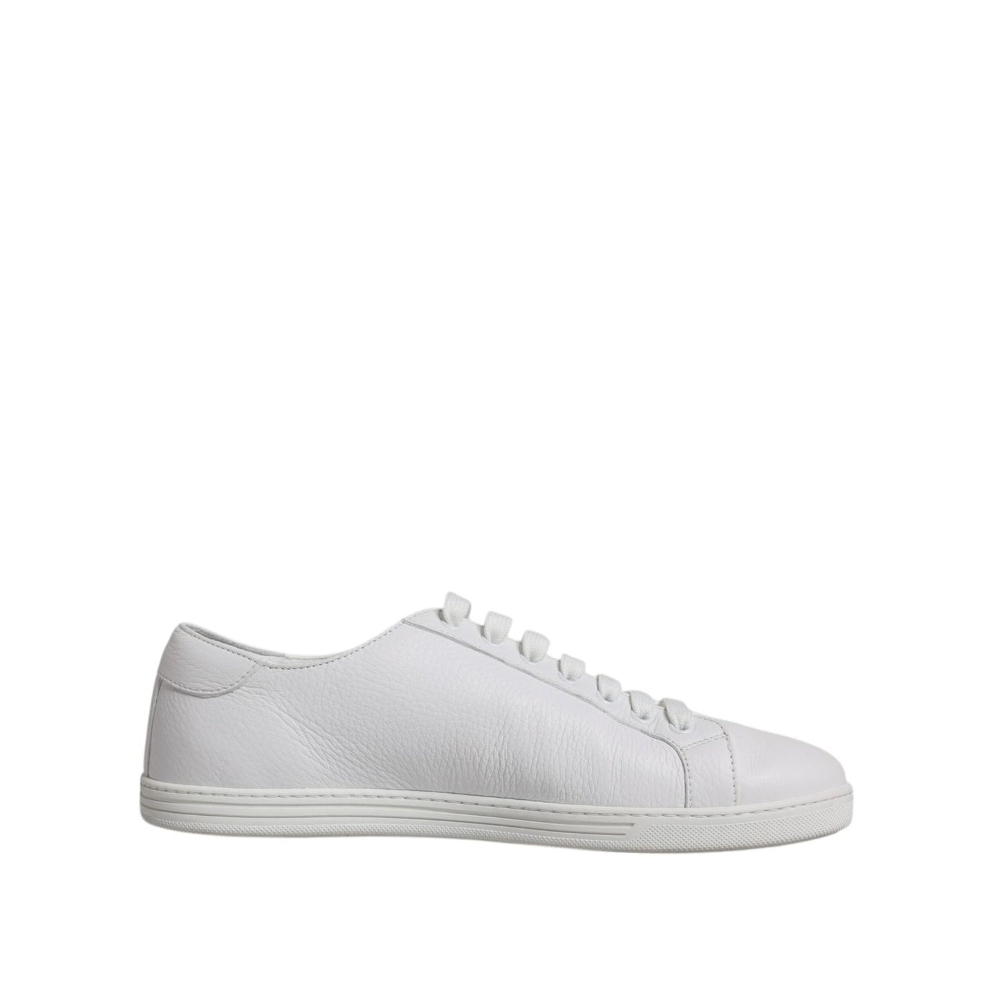 Dolce & Gabbana White Low Top Men Saint Tropez Sneakers Shoes MV7548-45