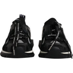 Dolce & Gabbana Black White Logo Sorrento Mens Sneakers Shoes MV6490-39