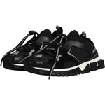 Dolce & Gabbana Black White Logo Sorrento Mens Sneakers Shoes MV6490-39